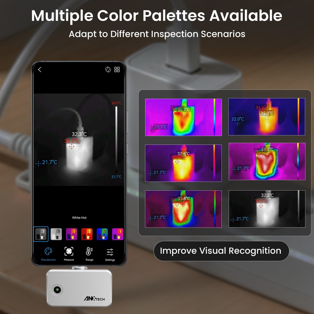 ANXTECH Infrared Thermal Imaging Camera High Resolution 240x240 For Android