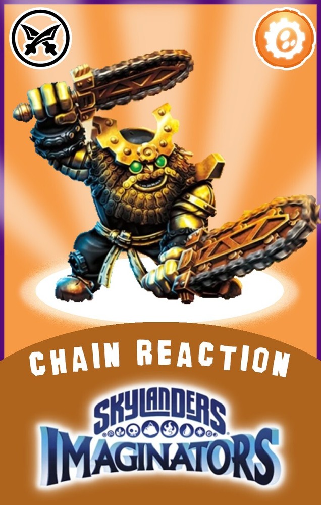Skylanders Imaginators Chain Reaction NFC Card
