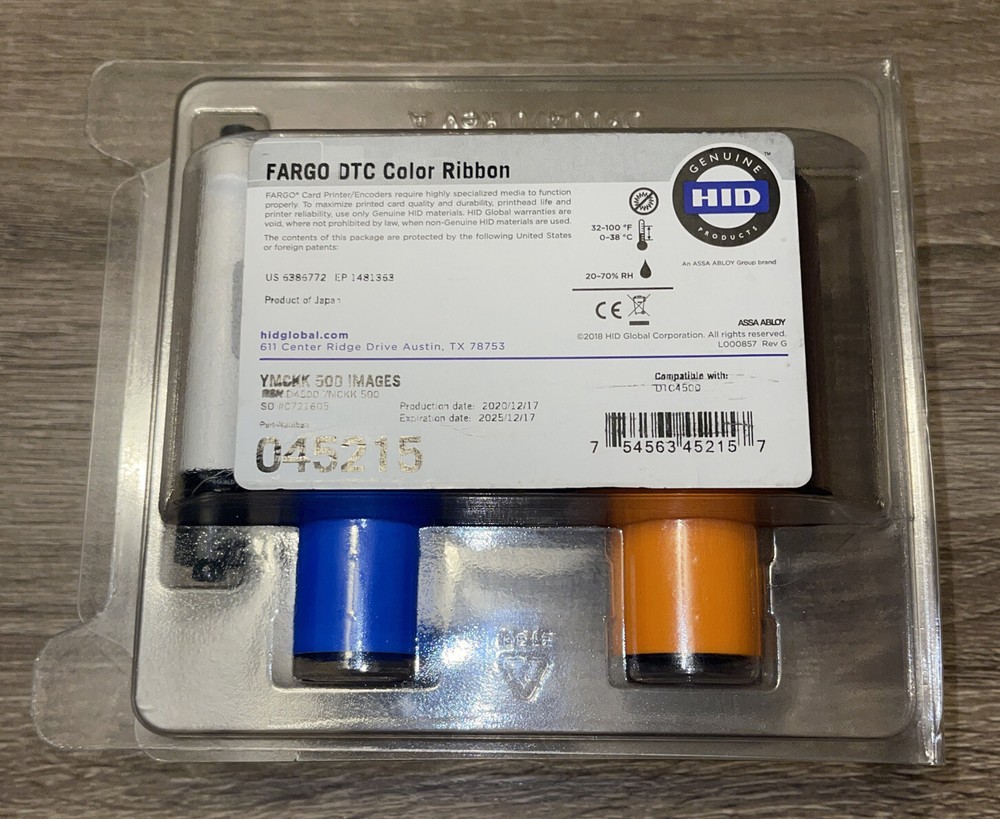 Fargo Ribbon YMCKK 045215