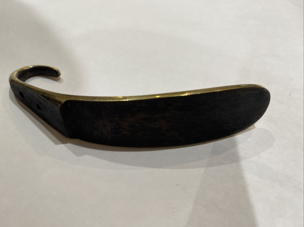 Carl Auböck Model #4327 Patinated Brass Hook New