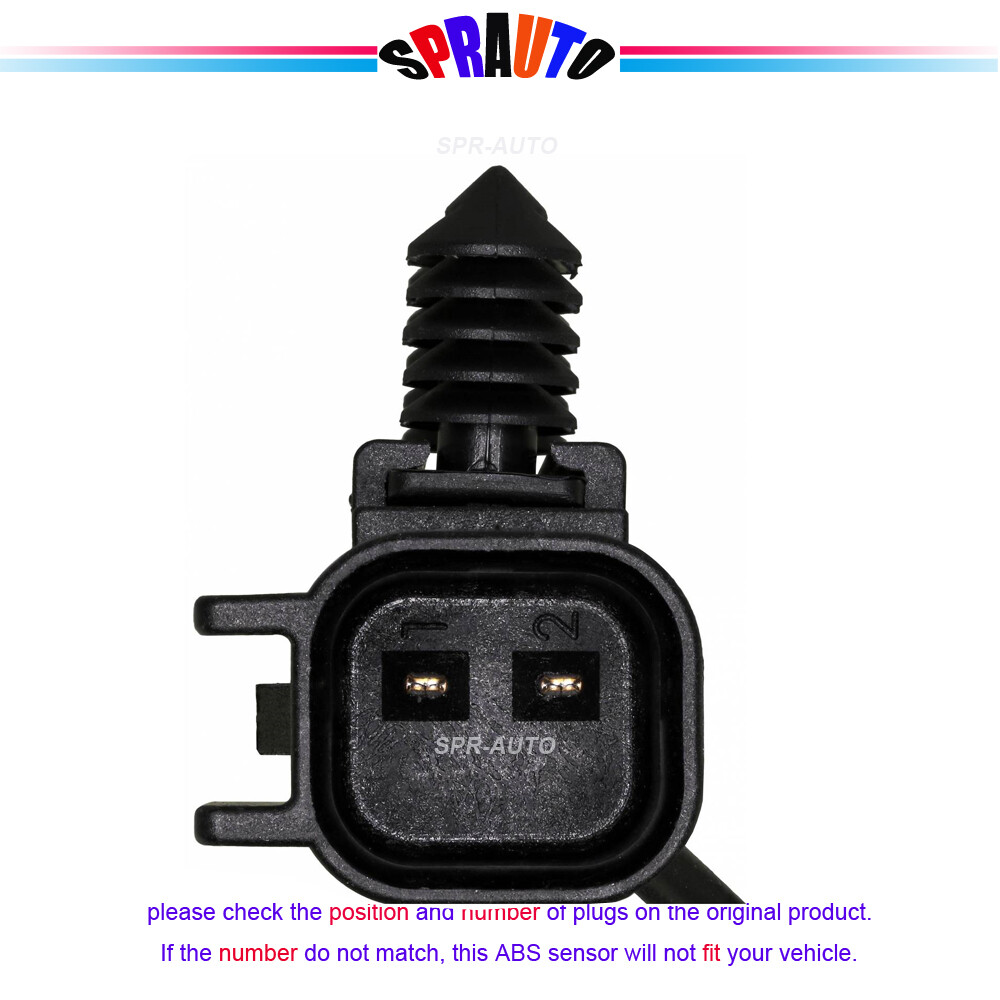 2 ABS Wheel Speed Sensor Set Front Left & Right Fit CHRYSLER PACIFICA 2017-2019