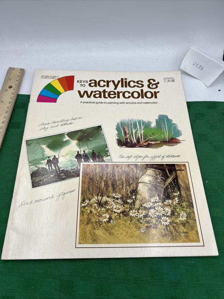 Skylight Studio Keys Acrylic Painting Drawing Sketching Instruction Book