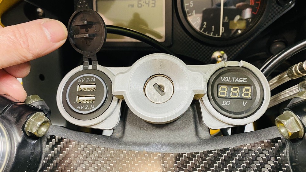 VFR800 USB Charger Bracket