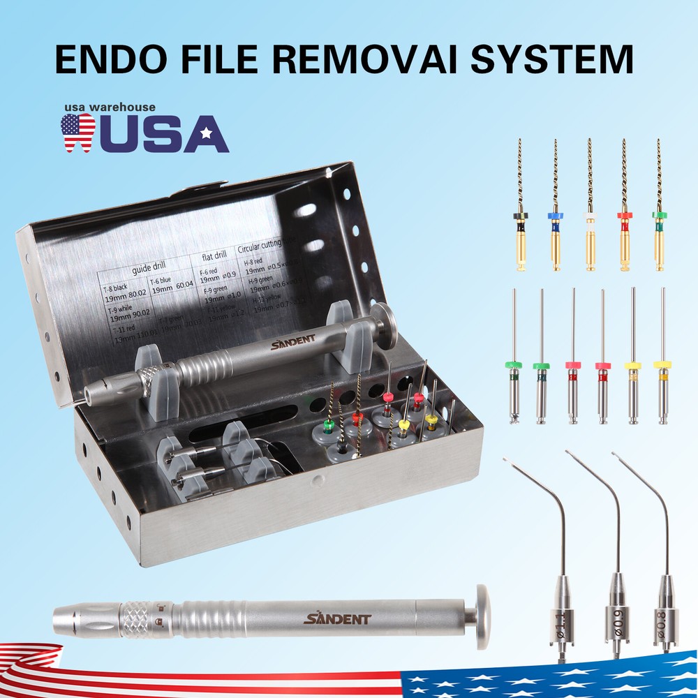 Dental Root Canal File Extractor Endo Broken Files Removal System Holder Tool tx
