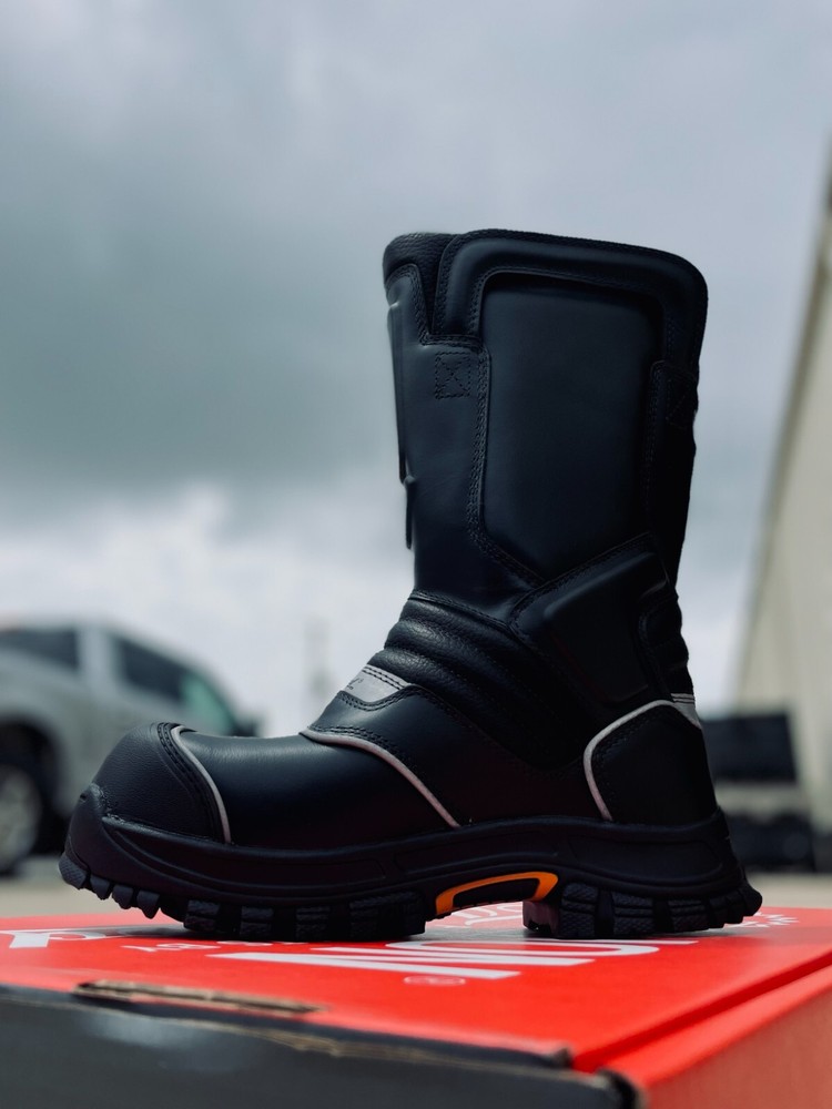 QR14™ –14" Pull-On Leather Structural Thorogood Boot (Size: 13.5W)