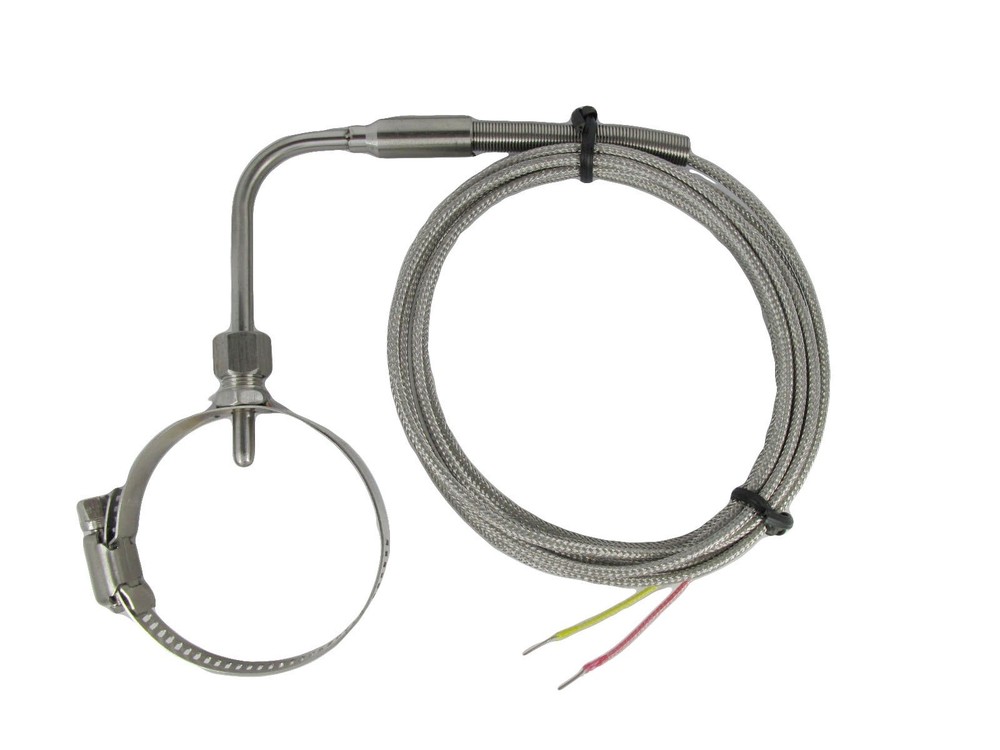 Temperature EGT Sensors K Type Clamp 1~2" & Adjustable Insert Length & 2m Cable