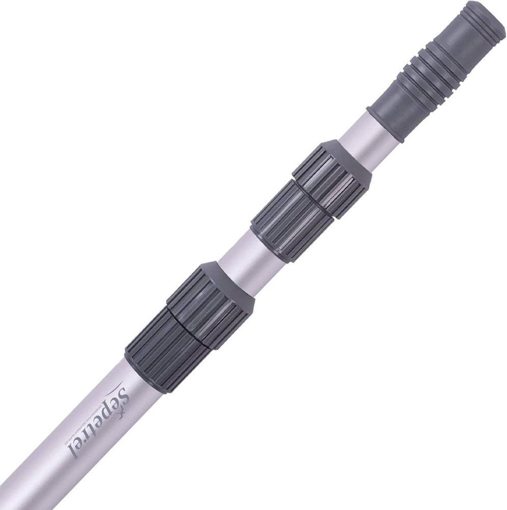 Sleek 15ft Telescoping Pool Pole - High-Strength, Adjustable Maintenance Tool