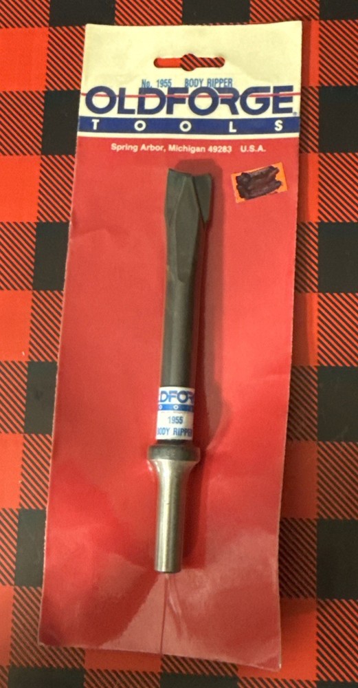 OLD FORGE TOOLS PNEUMATIC AIR CHISEL 1955 AUTO BODY WORK BODY RIPPER CHISEL NOS