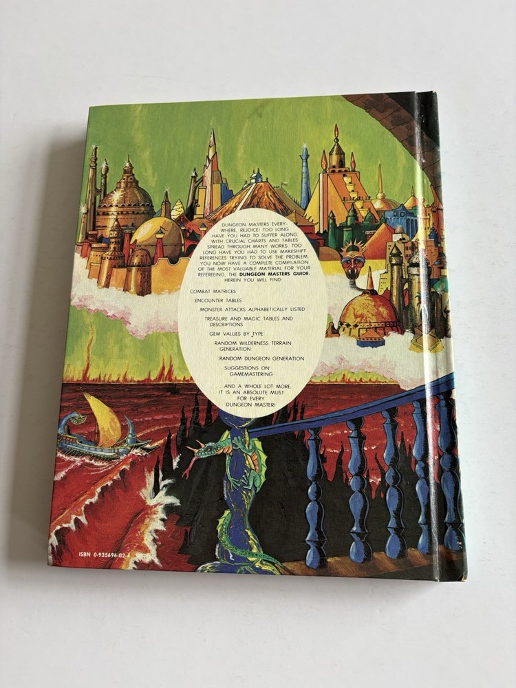 Advanced Dungeons and Dragons Dungeon Masters Guide TSR 1979