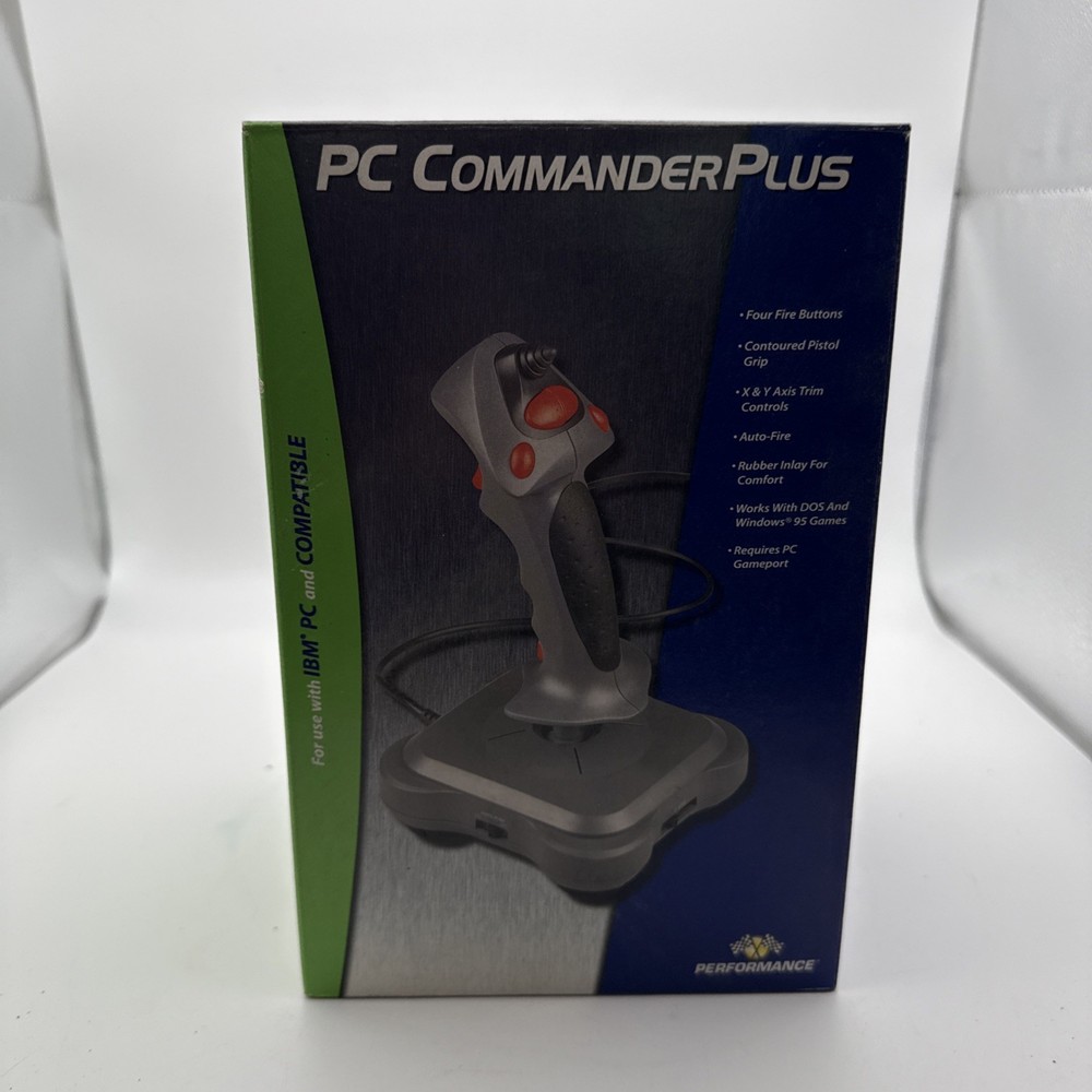 PC Raider Joystick Controller by Performance for DOS & Windows 95 Games NEW
