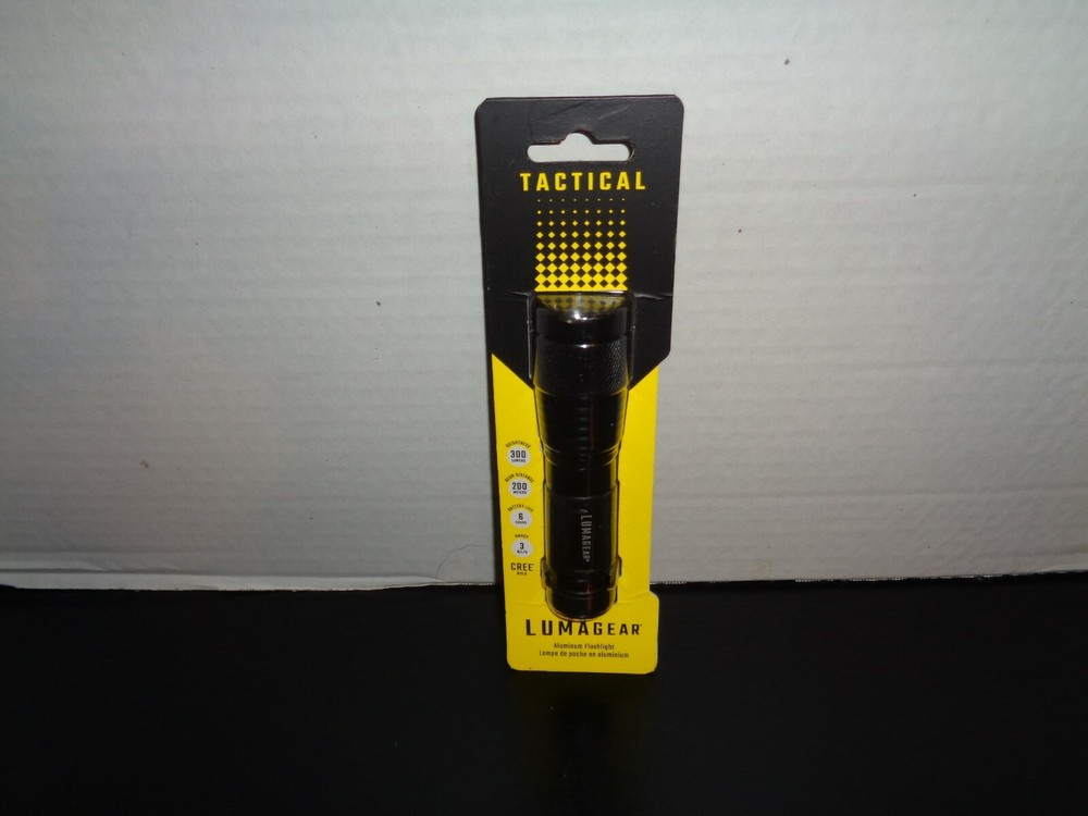 Tactical Lumagear Flashlight 300 BRIGHTNESS