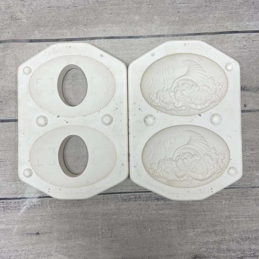 Vintage 1996 Dona’s Molds Ceramic Casting Mold Cornucopia Seasons Insert #D-1454