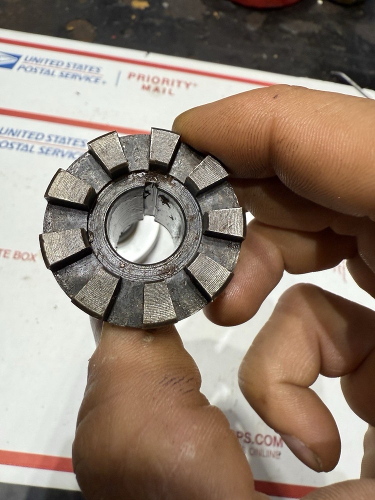 CNC Z axis shaft indexing head component