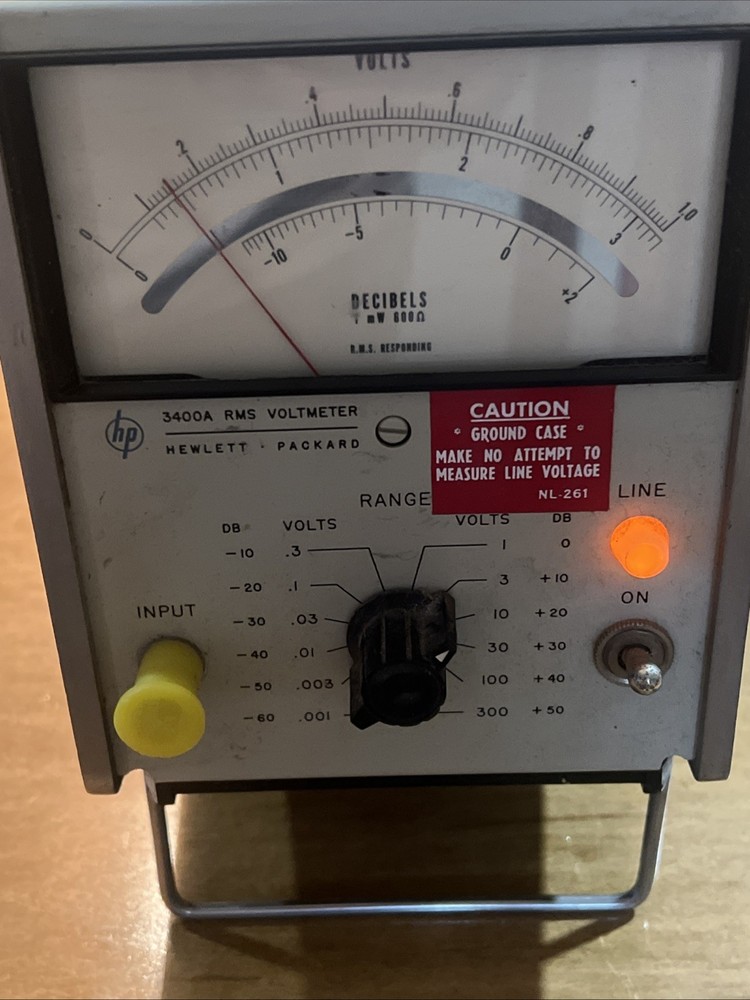 HP 3400A RMS Voltmeter