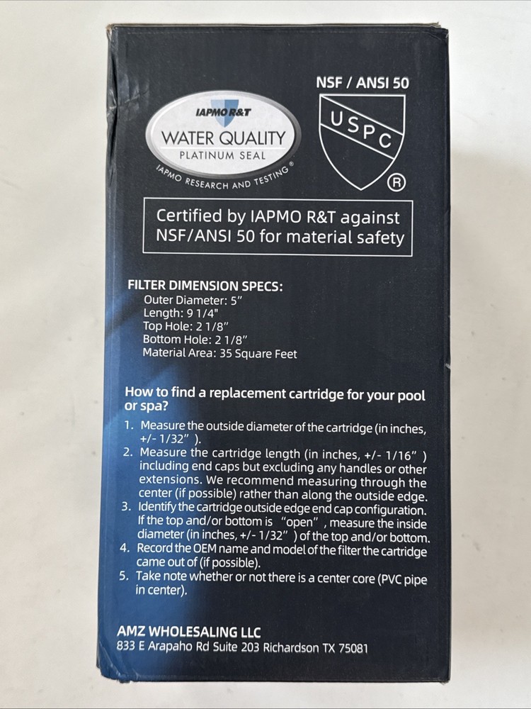 PoolPure, PLFPRB35-IN, Filter