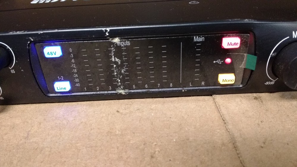 PreSonus Studio 1824c USB C Audio Interface with 2 broken knobs used see listing