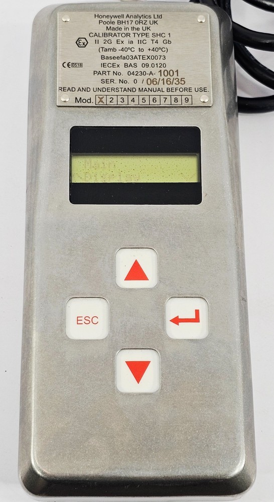 HONEYWELL ANALYTICS SHC1 04230-A-1001 HANDHELD INTERROGATOR CALIBRATOR