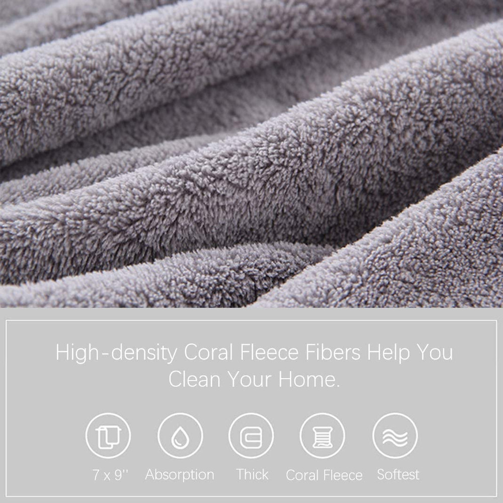 24 Pack Kitchen Dishcloths - Does Not Shed Fluff - Reusable Dish Towels