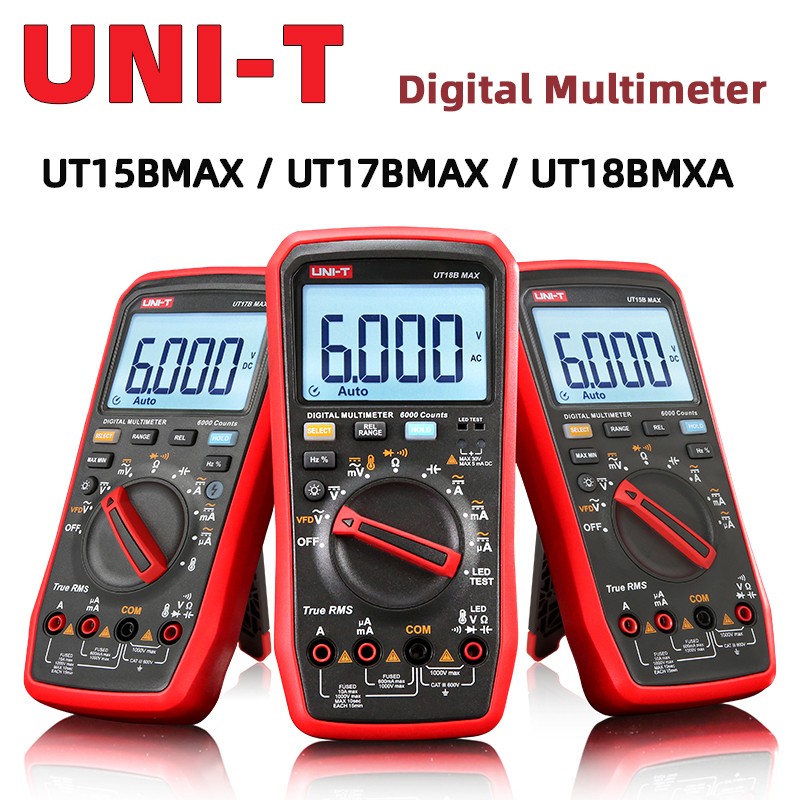 UNI-T UT15B MAX/UT17B MAX/UT18B MAX Digital Handheld Multimeter True RMS KD