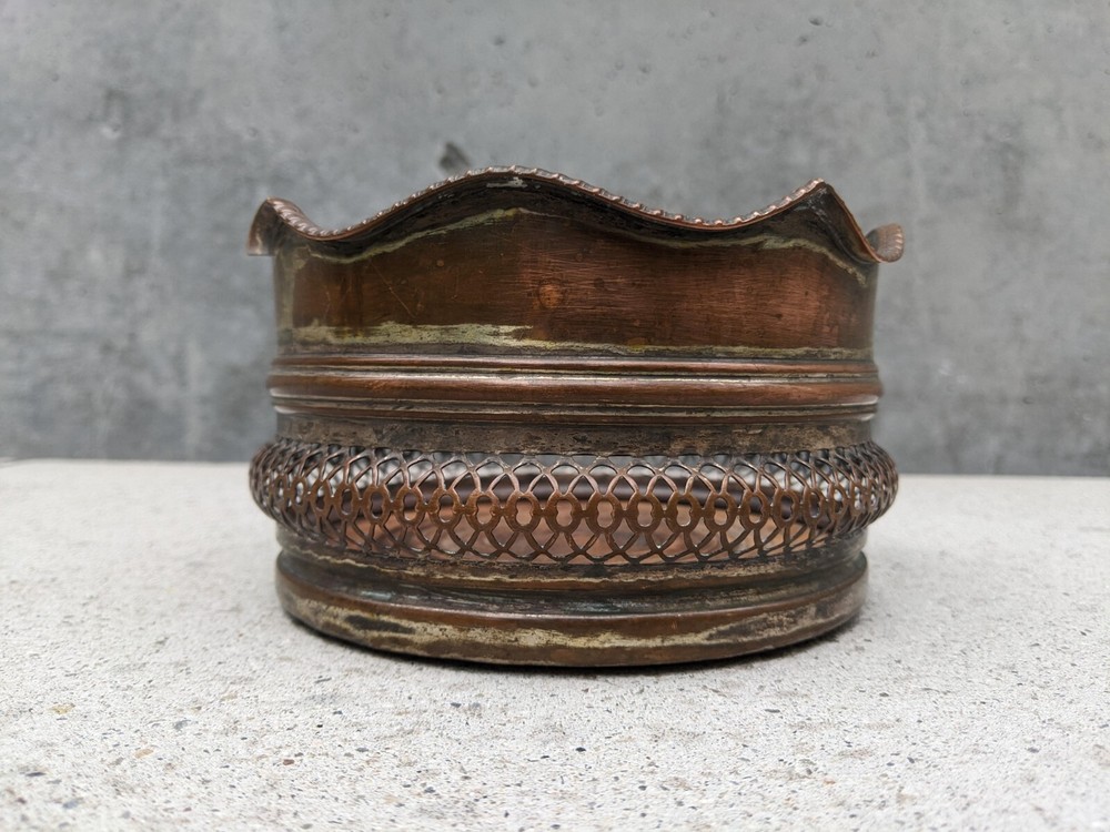 Vintage Copper Wine Coaster