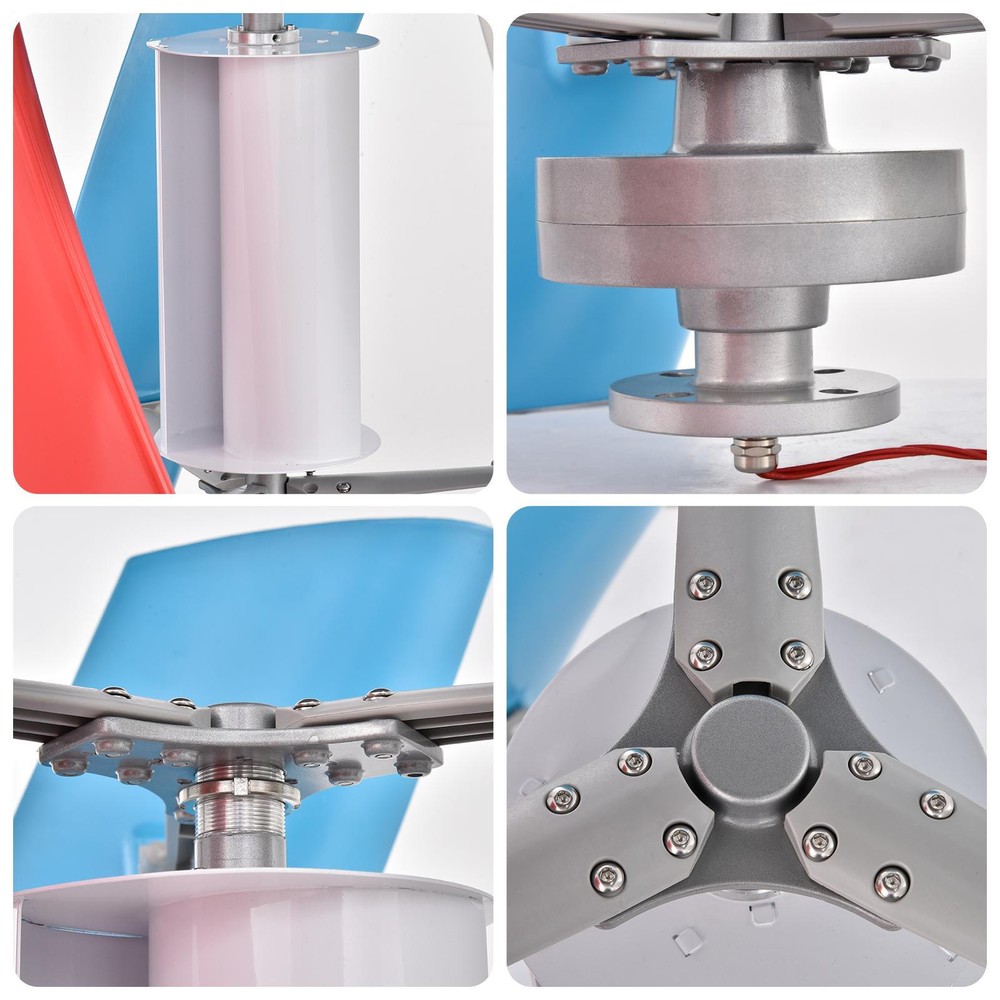 3000W 12V Vertical Axis Power Boost Wind Turbine Generator w/ Controller US