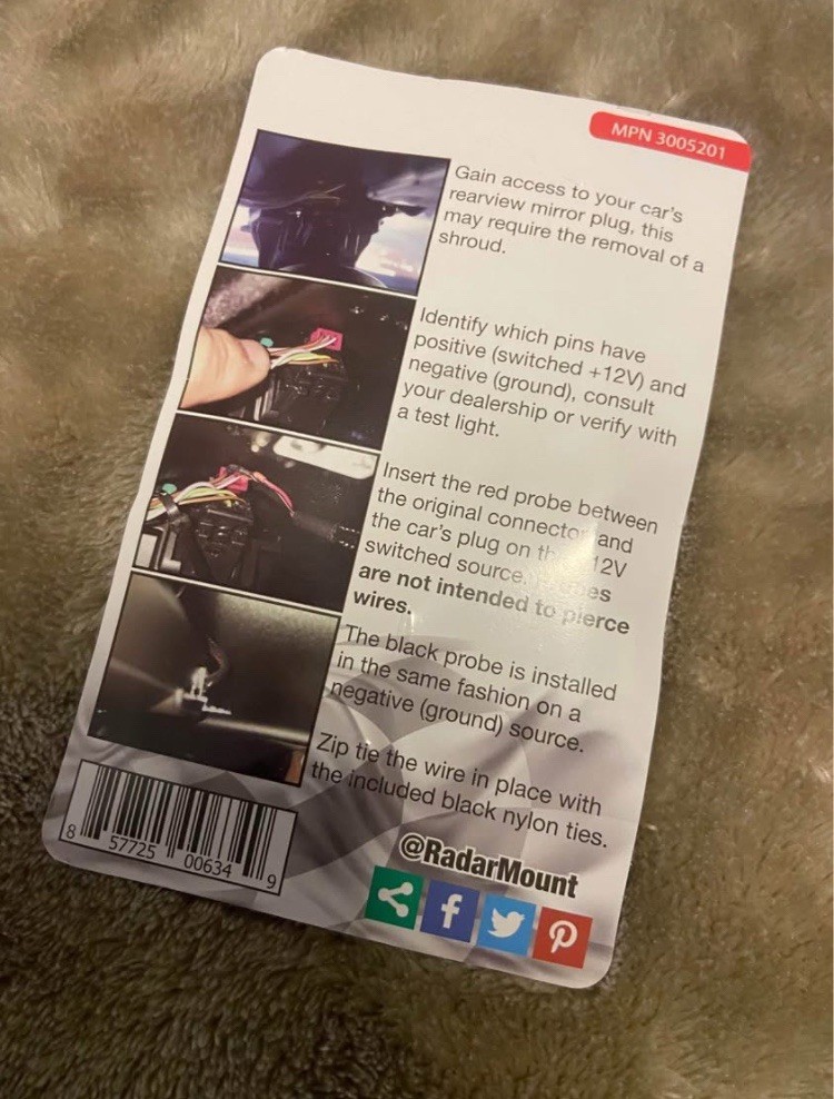 Radar Detector MirrorTap