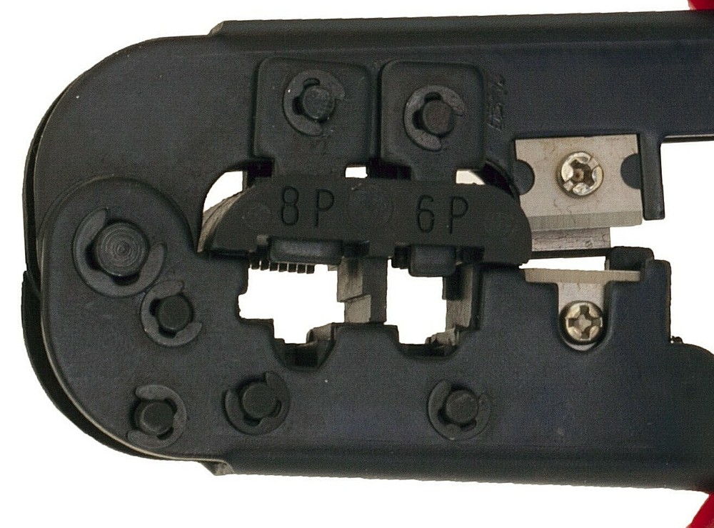 RJ45 RJ11 Ratchet Crimper, Stripper, Cutter Tool