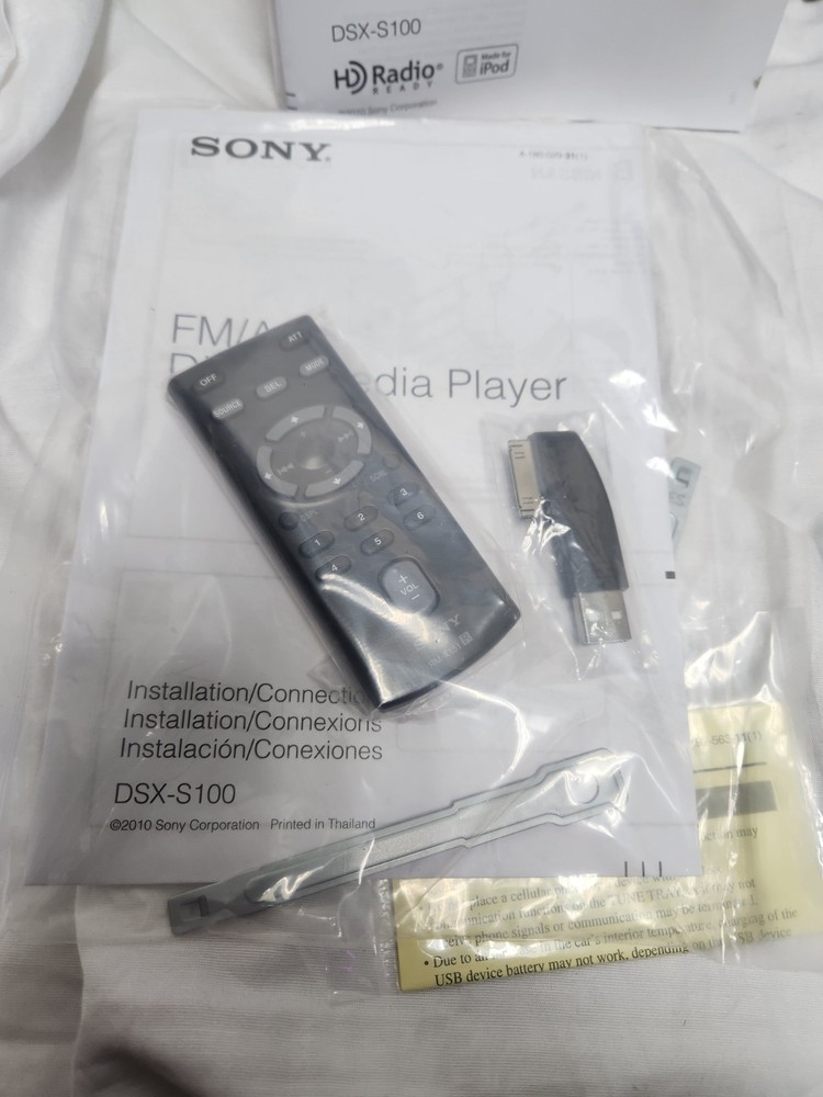 Sony DSX-S100 iPod/USB Compatibility