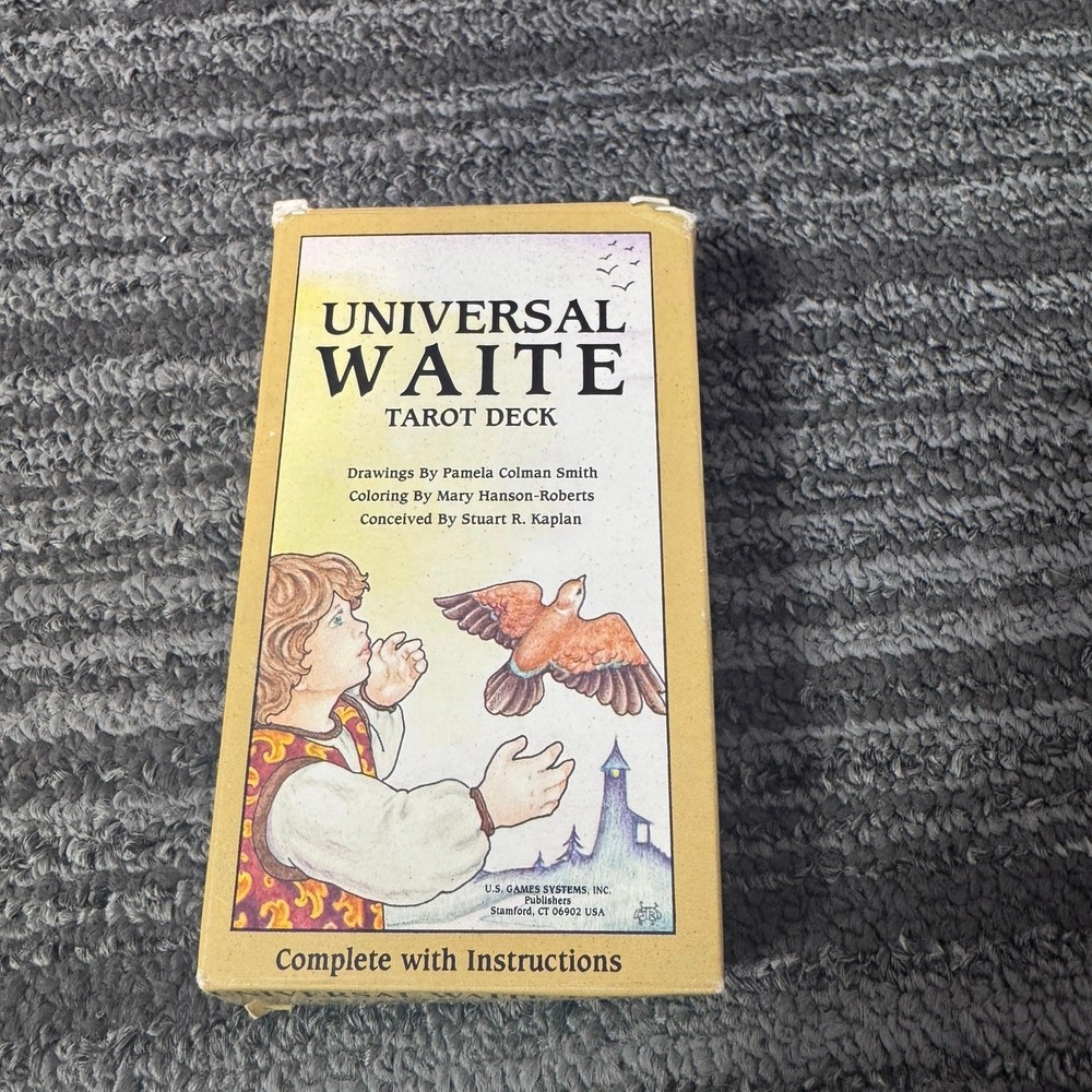 Universal Waite Tarot Deck 1990 Belgium Print Complete with Instructions