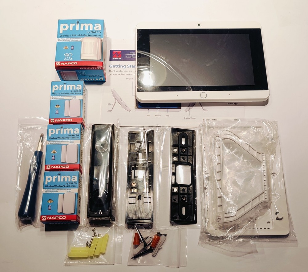 Napco PRIMA All In One Home Security System With 7" Super Panel Open Box NEW
