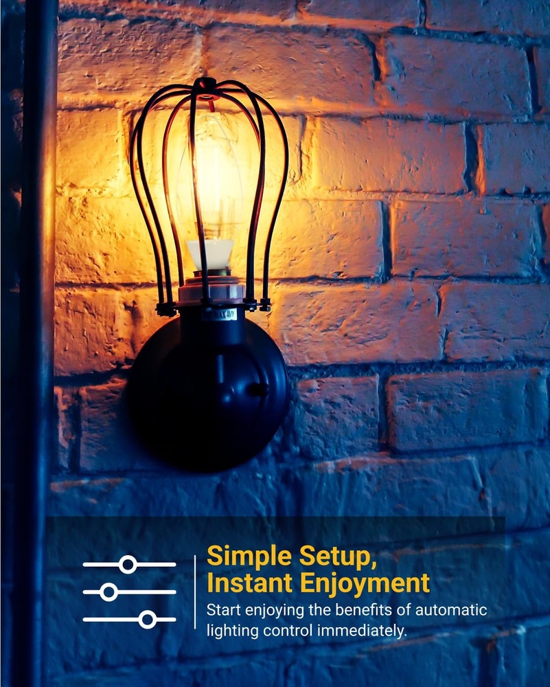 6 Pack LED Dusk to Dawn Candelabra Bulbs 5000K Daylight E12 Base