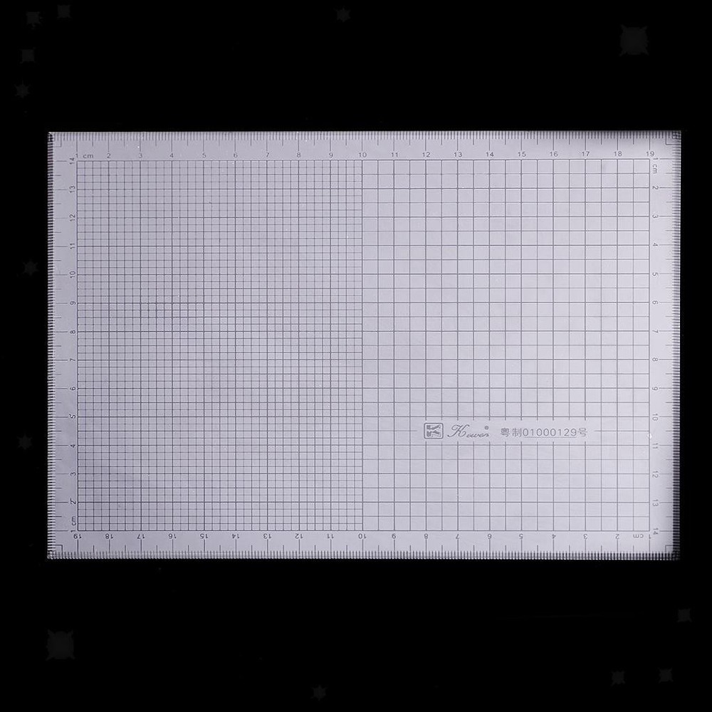 Acrylic Coordinate Ruler Grids Ruler for Hand Drawing Coordinate