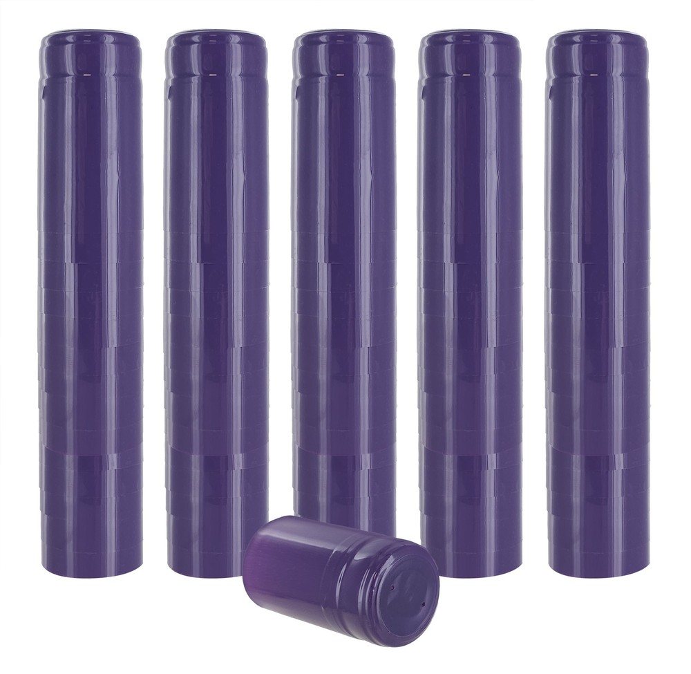 Home Brew Ohio Purple PVC Shrink Capsules 100 count