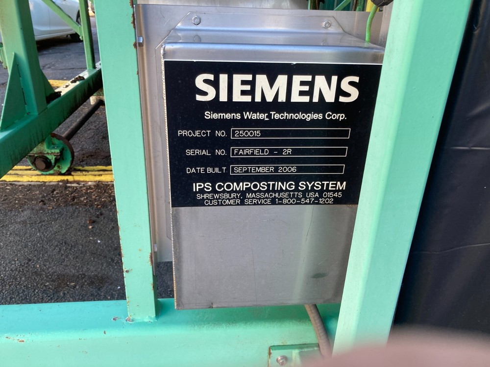 2006 Siemens IPS Narrow Bay Compost Agitator