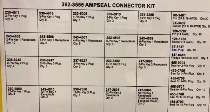 362-3555 AMPSEAL CONNECTOR KIT