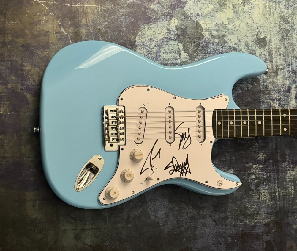 GFA Sully Erna x3 Band * GODSMACK * Signed Electric Guitar PROOF COA