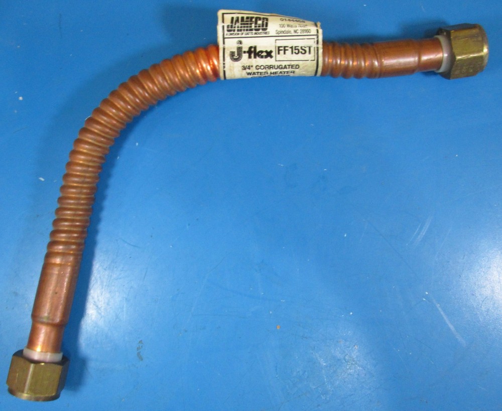 Jameco 3/4" Corrugated Water Heater Connector FF15ST