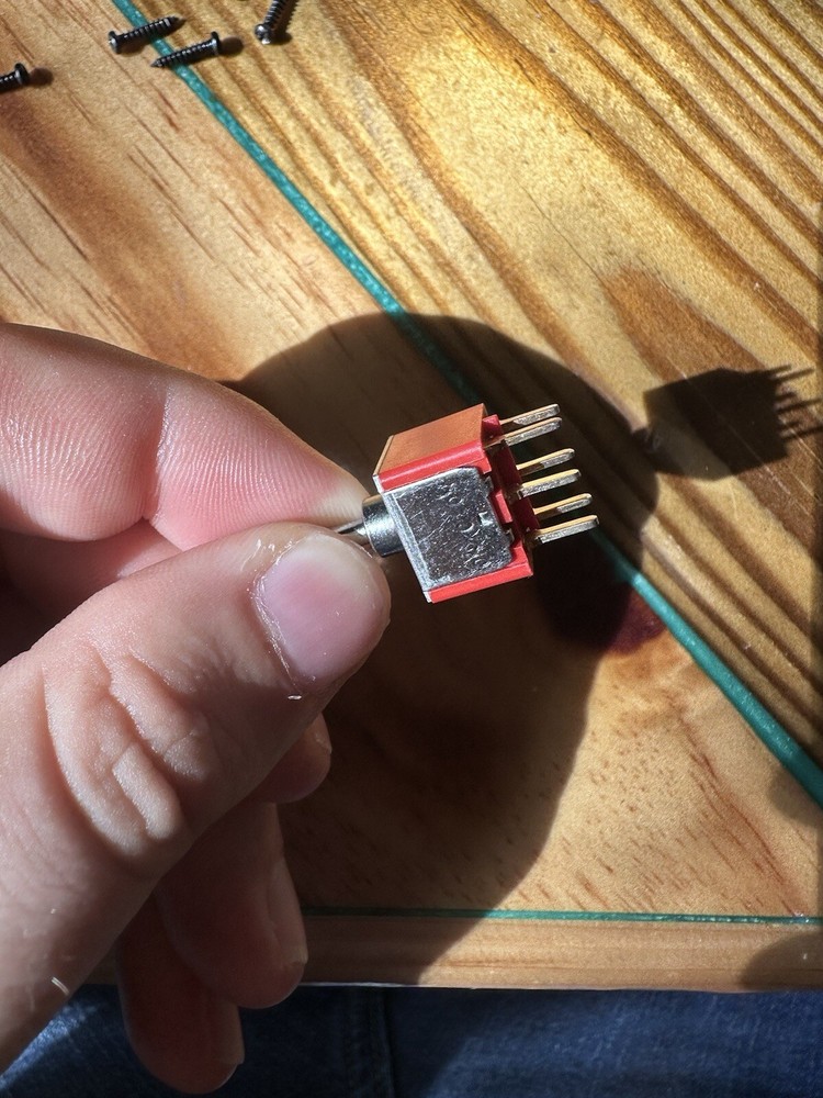 DPDT On-On-On Panel Mount switch