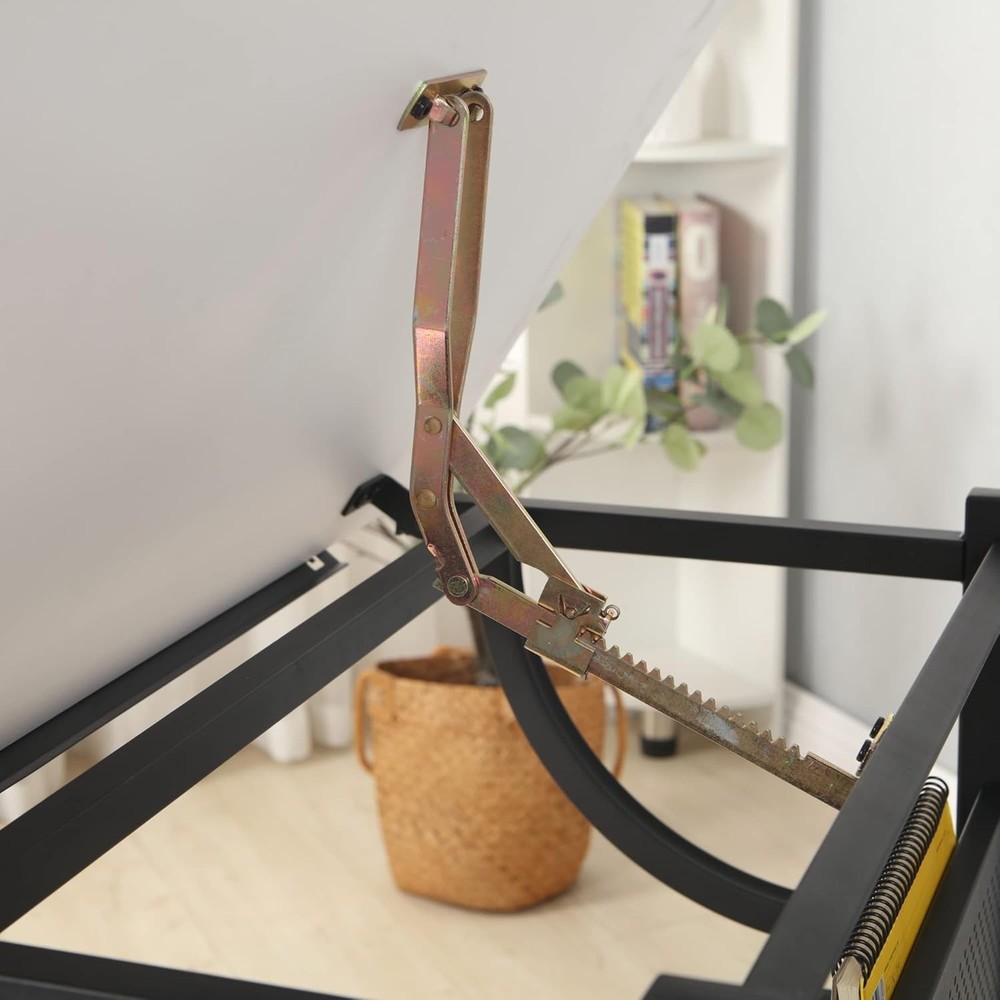Adjustable Drafting Table with Stool & Storage Art Desk for Drawing Crafting