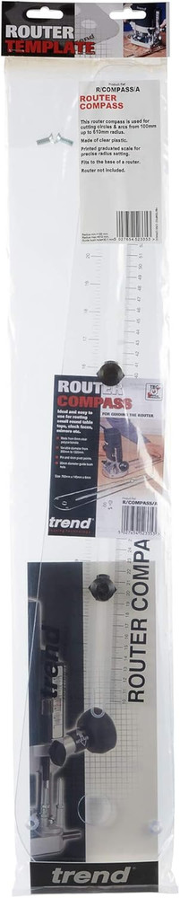 Router Compass for Precise Circle and Arc Cutting, R/COMPASS/A
