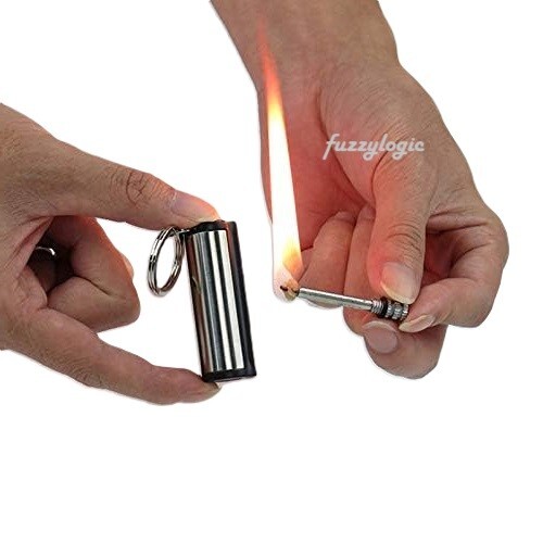 NEW Waterproof Match Permanent Lighter Striker Fire Starter Emergency Survival