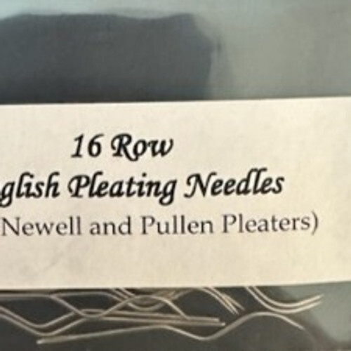 16 Row English Pleating Needles