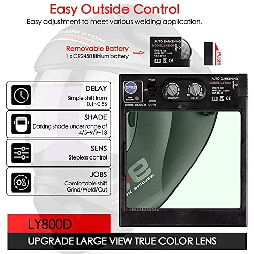 TEKWARE Ultra Large Viewing Screen True Color Solar Power Assorted Colors