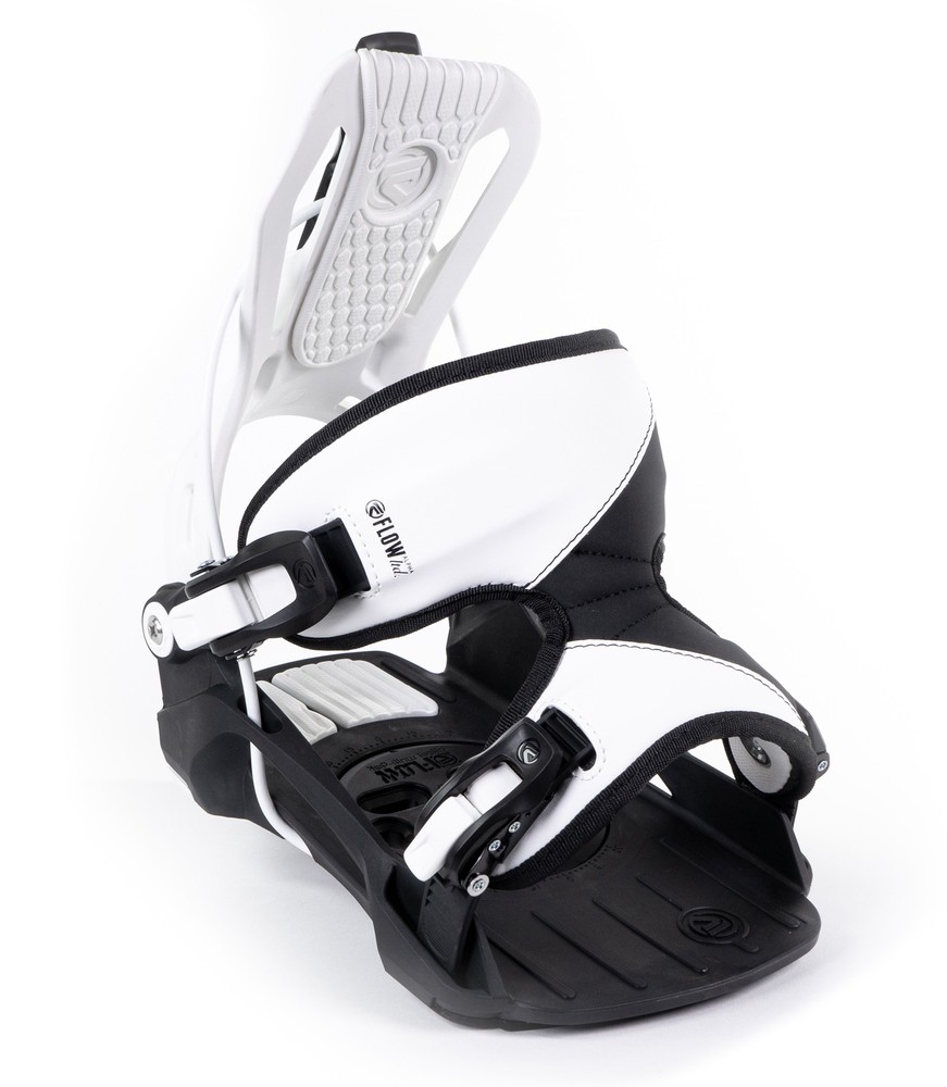 FLOW Alpha White Stormtrooper Snowboard Bindings XL -NEW