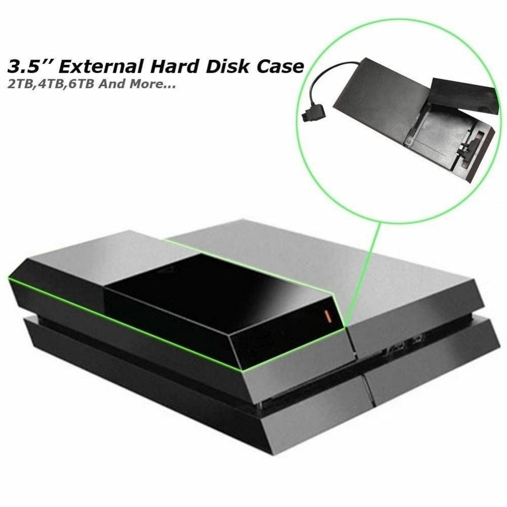 External 3.5" 2.5" Extra Hard Disk Case Data Expansion Box For Sony PS4 Console