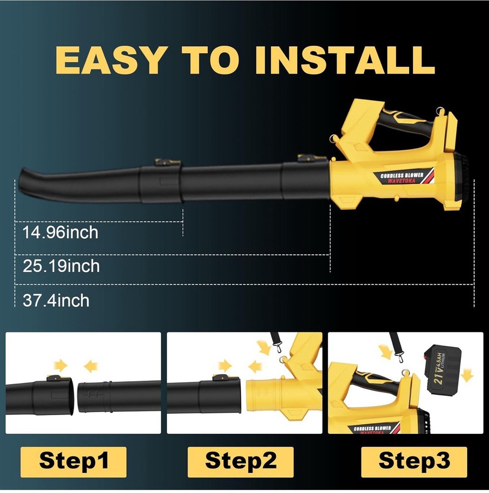Wavetoka Cordless Leaf Blower