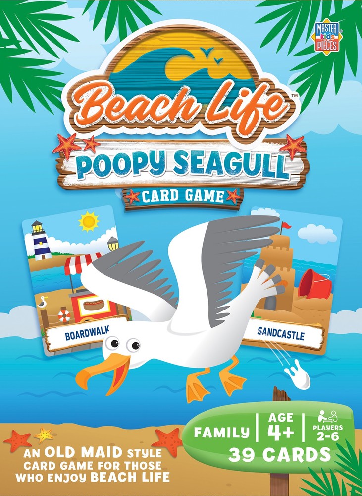 MasterPieces - Beach Life - Poopy Seagull Card Game