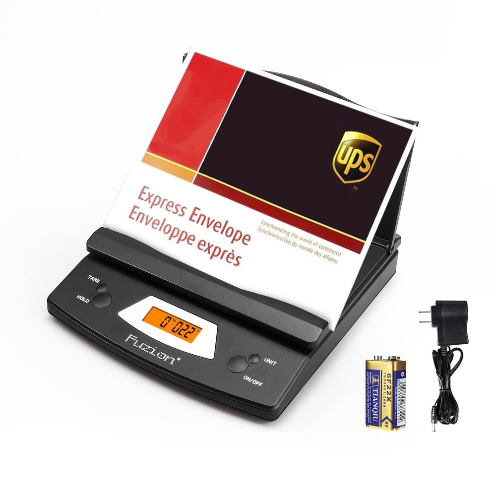 Digital Postal Scale, 86 lb/0.1 oz Package Scale with Hold and Tare Function,...