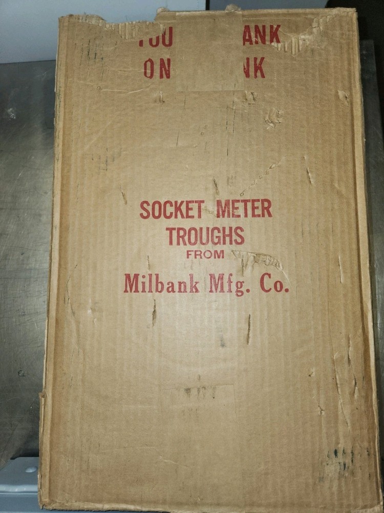 Milbank Double Socket Meter Trough S7004