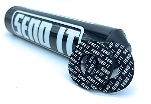 SEND IT Handlebar Pad with FREE GRIP DONUTS - Universal Round Handlebar Black